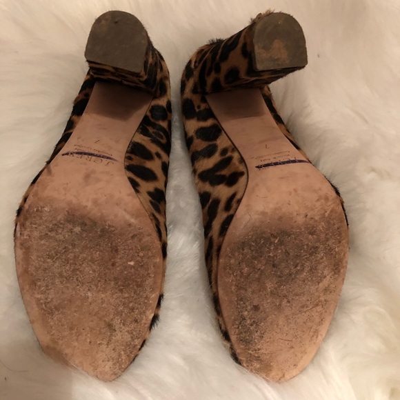 J Crew Collection Calf Hair Heels - Picture 3 of 3